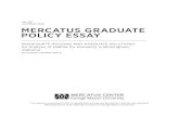 No. 02 MERCATUS GRADUATE POLICY ESSAYPOLICY ESSAY No. 02 SUMMER 2010 INADEQUATE HOUSING AND ADEQUATE SOLUTIONS: An Analysis of Habitat for Humanity in Birmingham, Alabama by Stefanie