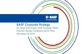 BASF Corporate Strategy ... 10. November 2018 | BASF Capital Market Story. 15% 2% 14%. 16% 49% 4%. Real