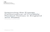 Improving the energy performance of privately rented homes ... · homes as is reasonably practicable achieve a minimum energy efficiency rating of Band C by the end of 2030. The 2015