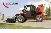 MXT 840 Construction telehandlers · 2019. 11. 18. · Equipment India, specialising in compact loaders and backhoe loaders. 2016 2017 3 brands distributed by 1,500 dealers in 140
