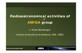 Radioastronomical activities of AMIGA groupamiga.iaa.es:8080/FCKeditor/UserFiles/File/AMIGA... · AMIGA GOALS AMIGA project: Analysis of the interstellar Medium of Isolated GAlaxies