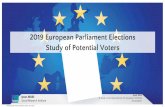 2019 European Parliament Elections Study of Potential Voters · 2019. 5. 20. · Make our agriculture sustainable Reduce air pollution Tackle global warming Protect against extreme