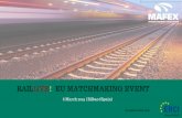 Meet companies and research partners during B2B · 2018. 11. 28. · Meet companies and research partners during B2B sessions! MAFEX, in collaboration with ERCI-European Rail Cluster
