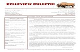 Belleview Bulletin · 2018. 10. 2. · the 2011-2012 school year will begin Feb. 1, 2011.The designated time for The Belleview School Attendance area is February 14-18, 2010. The