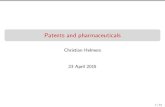 Patents and pharmaceuticals · Amin Tahir and Aaron S. Kesselheim (2012): Secondary Patenting of Branded Pharmaceuticals: A case study of how patents on two HIV drugs could be extended