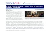 MCSP Community Health Contributions Series: Ethiopia - Maternal …€¦ · The project covered total of 3,762 kebel es (communities), 3,605 health posts, and 730 health centers.