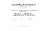 Cooperative Conservation Blueprint Project Report · 7/21/2008  · A primary goal of the Cooperative Conservation Blueprint, as well as the Century Commission for a Sustainable Florida