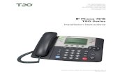 13-280138 IP Phone 7810 TSG Series Installation Instructions H · 3/13/2018  · The phones have 10 multifunction keys; the optional . 8030X Expansion Module. adds 30 multifunction