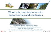 Wood ash recycling in forests: opportunities and challenges...Wood ash use internationally Sweden: ‘Ash recycling should be done on sites where extensive amounts of harvesting residues