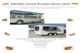 Mobile Food Preparation Unit - kernpublichealth.com€¦ · Mobile Food Preparation Unit To obtain a permit to operate a Mobile Food Preparation Unit, you must have a vehicle that