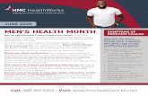 MEN’S HEALTH MONTH SYMPTOMS OF PROSTATE CANCER · 2020. 7. 1. · Call: 888.369.5054 • Visit: JUNE 2020 MEN’S HEALTH MONTH Men die approximately 5 years younger than women.