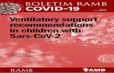 Número 9 Ventilatory support recommendations in children ... · BOLETIM RAMB COVID-19 • NÚMERO 9 > > > 5 Ventilatory support recommendations in children with Sars-CoV-2 Werther