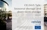Large solar thermal systems - Celsius Initiative...Solar thermal concept • 10.000 m2 solar thermal system with flat plate collectors • 300 m³ buffer storage • 3 different integration