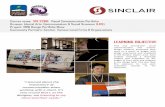 LEARNING OBJECTIVE - Sinclair Community College · Project: 2016 Design Portfolio Show Community Partners: Sinclair, Various Local Firms & Organizations LEARNING OBJECTIVE First and