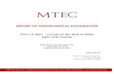 REPORT OF GEOTECHNICAL EXPLORATION · Eglin AFB, Florida MTEC Project No. 2014-101 Mr. Peterson, MTEC Innovations, Inc. (MTEC) is pleased to provide you with this report detailing