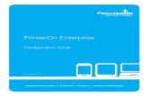 PrinterOn Enterprise new site/documentation...• PrinterOn Configuration Manager: Provides a single centralized management console for all software components, servers and options.