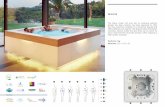 WAVE - aquaviaspa.it · the user maximum mobility, it is smoothly shaped and offers different tub depths. This feature offers the bather countless options inside the Spa: they can