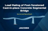 Load Rating of Post-Tensioned Cast-in-place Concrete Segmental …northamerica.midasuser.com/web/upload/sample/KenLee... · 2016. 3. 23. · Project Overview –CDOT Load Rating •