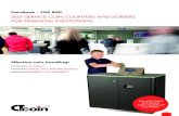 SELF-SERVICE COIN COUNTERS AND SORTERS FOR FINANCIAL ... · CoinBank - CDS 800 Effective coin handling! THE MOST SILENT SELF-SERVICE COIN COUNTER ON THE MARKET. DID YOU KNOW? The