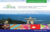 Solid-Solid Phase Transformations in Inorganic Materials€¦ · 2101 – 1177 West Hastings St. Vancouver, BC, Canada, V6E 2K3 Tel +1 604 681 2153 Fax +1 604 681 1049 vancouver@icsevents.com