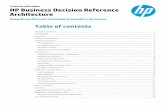 Technical white paper HP Business Decision Reference ... · customers looking to deploy a self-service BI solution built around the current HP and Microsoft product set. Overview