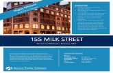 155 MILK STREET - WordPress.comFinancial District | Boston, MA Boston Realty Advisors is pleased to present 4,431 SF for lease at 153-155 Milk Street. Located in the heart of Boston’s