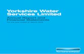 Yorkshire Water Services Limited · 2020. 9. 14. · Contents 3 About this Integrated Report 4 Chairman’s Statement 6 Yorkshire Water at a glance 8 Strategic Report 8 Business Strategy