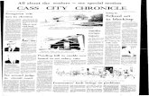 CASS CITY CHRONICLE - Rawson Memorial District Librarynewspapers.rawson.lib.mi.us/chronicle/CCC 1968 (E)/Issues/06-13-1968.pdf · CASS CITY CHRONICLE VOLUME 62, NUMBER 9 CASS CITY,