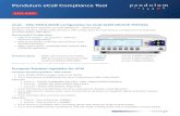 Pendulum eCall Compliance Tool · “Status” page of the eCall Compliance Test Tool – provided in the final report. SOLUTION : OPT-ECL – eCall SCENARIOS & Compliance TESTING