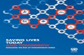 OCHA POLICY AND STUDIES SERIES SAVING LIVES TODAY AND … · MANAGING THE RISK OF HUMANITARIAN CRISES OCHA. OCHA POLICY AND STUDIES SERIES SAVING LIVES TODAY AND TOMORROW MANAGING
