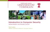 Introduction to Computer Security · Physical tamper-proof credentials Memory cards: simple storage of information (e.g. medical insurance) Microprocessor cards: advanced functionality