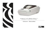 Zebra LP 2824 Plus™ - Conrad Electronic · ii 980644-001 Rev. A LP 2824 Plus™ User Guide 4/1/09 ©2009 ZIH Corp. The copyrights in this manual and the software and/or firmware
