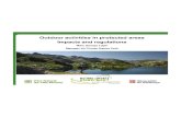 Outdoor activities in protected areas Impacts and regulations · 2017. 12. 19. · Outdoor activities in Catalan protected areas . Regulation in Catalonia - Decree 148/1992, which