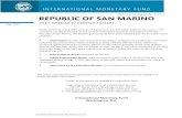 IMF Country Report No. 13/122 REPUBLIC OF SAN MARINO · 2013. 5. 16. · ©2013 International Monetary Fund IMF Country Report No. 13/122 REPUBLIC OF SAN MARINO 2013 ARTICLE IV CONSULTATION