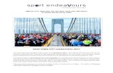 2017 NEW YORK CITY MARATHON - Sportsvendo  · Web viewin South Africa since 1991. NEW YORK CITY MARATHON 2017. Official Tour Operator for the New York City Marathon in South Africa