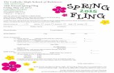 spring fling flier 2015 - Catholic High School of Baltimore...16th Annual Spring Fling Friday, May 29, 2015 Columbus Gardens 4301 Klosterman Ave Nottingham, MD 21236 7:00 p.m. - 11:00