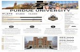 PURDUE UNIVERSITY · Purdue University is focused on preparing its students for all different paths of life. Purdue wishes to provide an education to help its graduates move the world