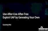 Use-After-Use-After-Free Exploit UAF by Genrating Your Own · Advanced vulnerability exploitation ... Isolated Heap Mitigations MMgc. MMgc ByteArray & Vector AS3 Objects