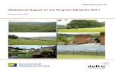Statistical Digest of the English Uplands 2011 · 2013. 1. 25. · 6 Introduction The Statistical Digest of the English Uplands is a collection of statistics on a range of social,
