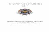 BHUTAN TRADE STATISTICS 2018 · ii 3.1 Top Ten Commodities Import 3. Top Ten Commodities Import and Export BTC Code Commodity Description Values in Nu. 2710.19.15 Other light oils