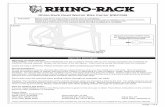 Rhino-Rack Road Warrior Bike Carrier (RBC036) · Fitting Instructions for Rhino-Rack Road Warrior Bike Carrier - RBC036 Author: Rhino-Rack Subject: Fitting Instructions for Rhino-Rack