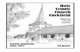 Directory - Holy Trinity Church Cuckfield...Chichester Cathedral Link Reg Ruddock 459573 Mothers’ Union Ros Thunder 417103 ... it in turn to edit the magazine, covering for each