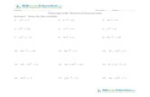 A1011 Solving Rational Exponents - Kidsmart Education · Title: Microsoft Word - A1011 Solving Rational Exponents.docx Author: Nancy Paul Created Date: 8/8/2014 12:38:01 AM