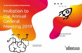 Invitation to the Annual General Meeting 2019 - Idorsia · General Meeting 2020. Explanation by the Board of Directors: The elections will be conducted on an individual basis. If