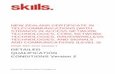 DETAILED QUALIFICATION CONDITIONS Version 2€¦ · TECHNOLOGIES, CORE NETWORK TECHNOLOGIES, RADIO/WIRELESS TECHNOLOGIES, AND SIGNALS AND COMMUNICATIONS (LEVEL 3) NZQF REF 2210 Version