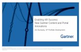 Enabling AR Success: New Gartner Content and Portal Innovations · 2019. 4. 4. · This presentation, including any supporting materials, ... Product Marketing (Workgroup member)