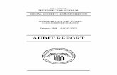 AUDIT REPORT - Social Security Administration · ODAR is responsible for holding hearings and issuing decisions as part of the Social Security Administration’s (SSA) process for