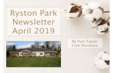 April 2019 Newsletter copy - Club Noticeboard 2019 News… · Richard Allen Danny Kew 4up 8 down 4 down P Murphy R Clarke 4 down 8 up 4 up Dave Leake Tam Payne 2 dow n 1 down 3 down