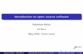 Introduction to open source software - OSS Watchoss-watch.ac.uk/talks/2005-05-19-dili/index.pdfSebastian Rahtz (OSS Watch) Introduction to open source software May 2005, Timor Leste