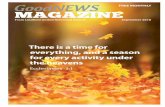 GoodNEWS FREE MONTHLY MAGAZINElurc.azurewebsites.net/GOODNEWS/2018/September2018.pdf · There is a time for everything, and a season for every activity under the heavens Ecclesiastes